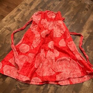 Free people FP red mini sun tube top sundress